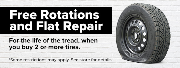 Free rotations and Flat repairs